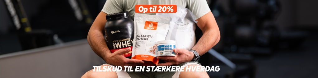 Tilskud til trning og hverdag - Op til 20 %